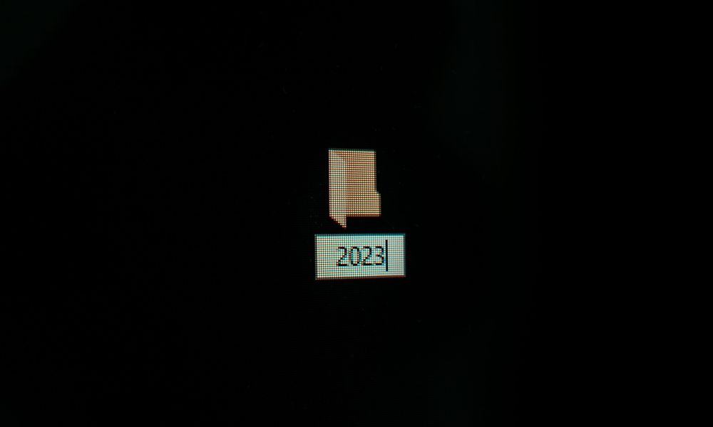 a new desktop folder called 2023