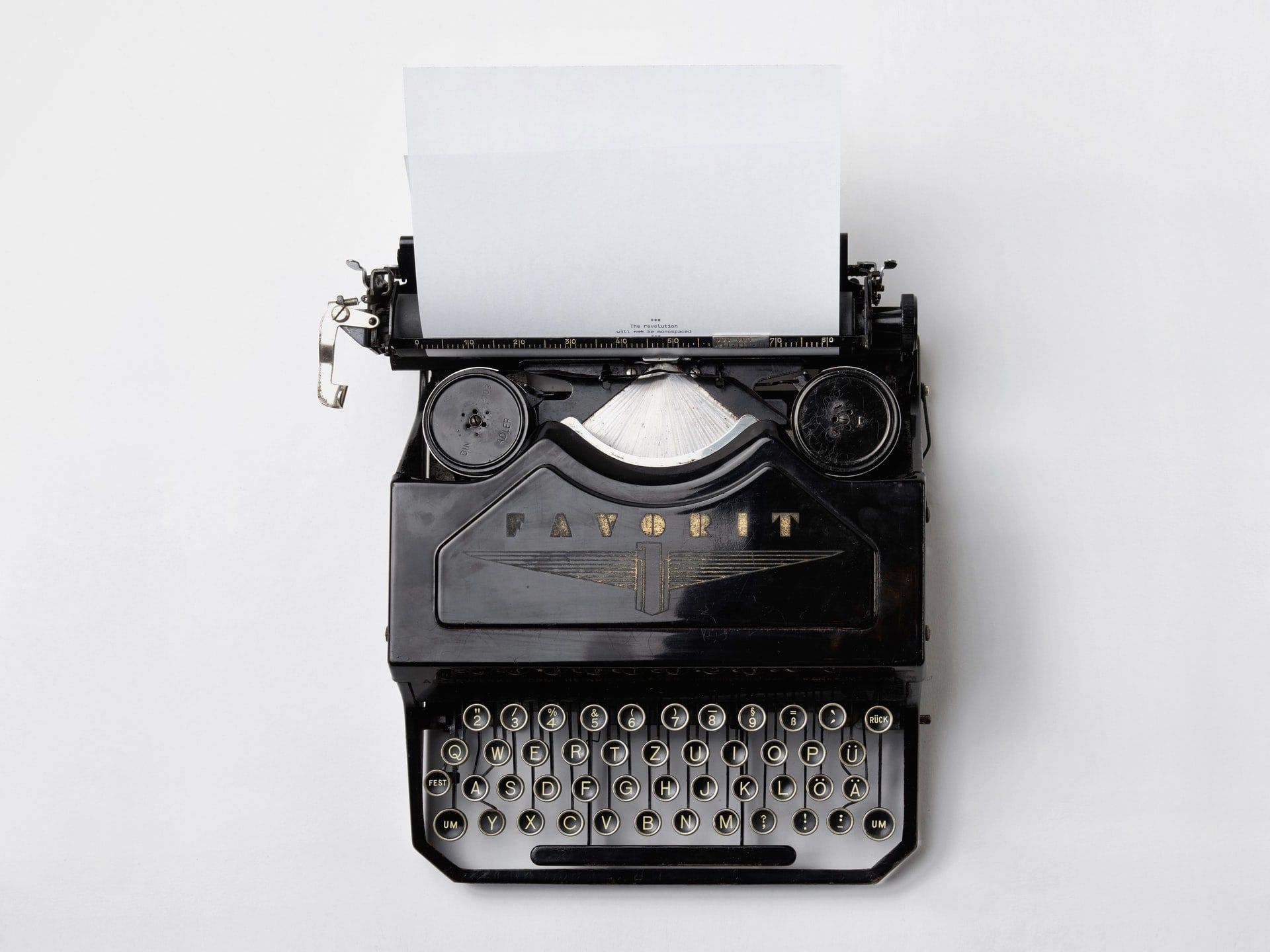 old typewriter